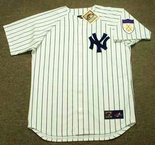 PR NYY 1951 Cooperstown Throwback Home Stitched Jersey, Vintage Baseball Jersey, Retro Sewn Jersey