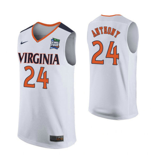 Marco Anthony Virginia Cavaliers White Final Four College Basketball Jersey | Stitched Jersey RTJS 3280