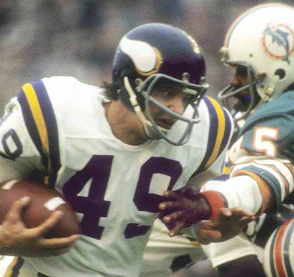Minnesota Vikings Ed Marinaro NFL jersey front view