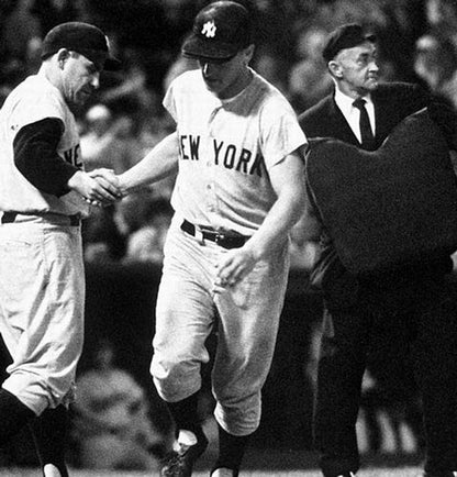 RM NYY 1961 Cooperstown Away Stitched Jersey, Vintage Baseball Jersey, Retro Sewn Jersey