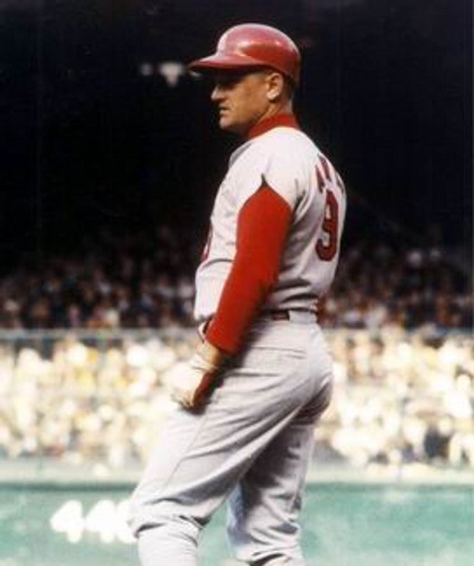Roger Maris St Louis Cardinals 1967 Cooperstown Throwback Away Stitched Jersey jersey front view