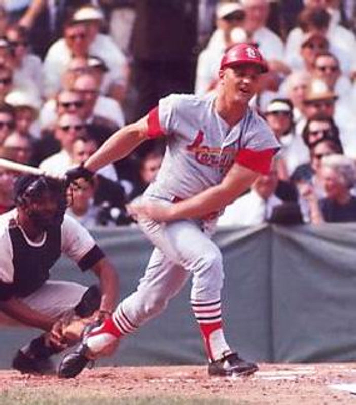 Roger Maris St Louis Cardinals 1967 Cooperstown Throwback Away Stitched Jersey jersey front view