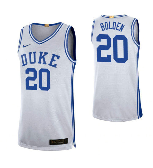 Duke Blue Devils 20 Marques Bolden Limited College Basketball Jersey White | Stitched Jersey RTJS 4653