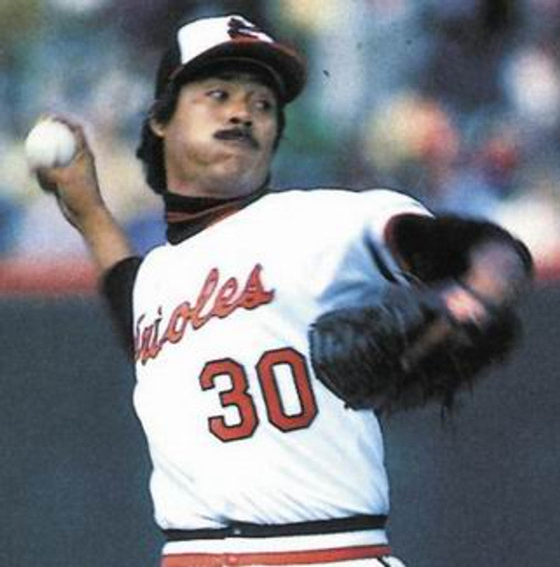 Baltimore Orioles Dennis Martinez Cooperstown MLB jersey front view