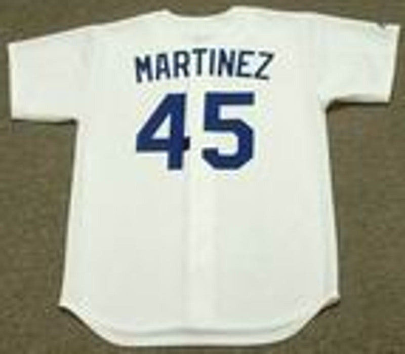 Los Angeles Dodgers Pedro Martinez Cooperstown MLB jersey front view