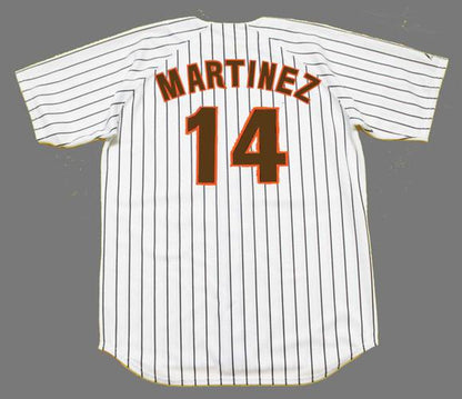San Diego Padres Carmelo Martinez Cooperstown MLB jersey front view
