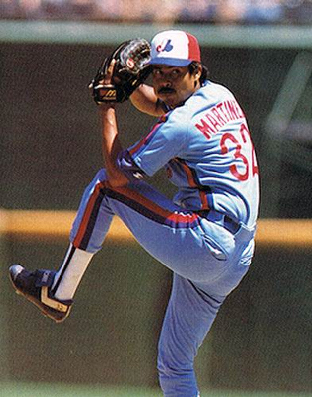 Montreal Expos Dennis Martinez Cooperstown MLB jersey front view