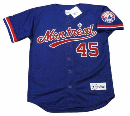 Montreal Expos Pedro Martinez MLB jersey front view