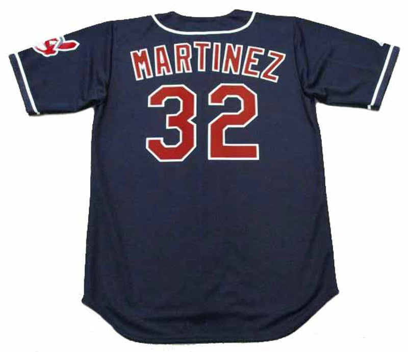 Cleveland Indians Dennis Martinez MLB jersey front view