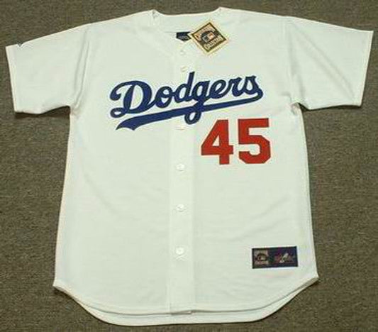Los Angeles Dodgers Pedro Martinez Cooperstown MLB jersey front view