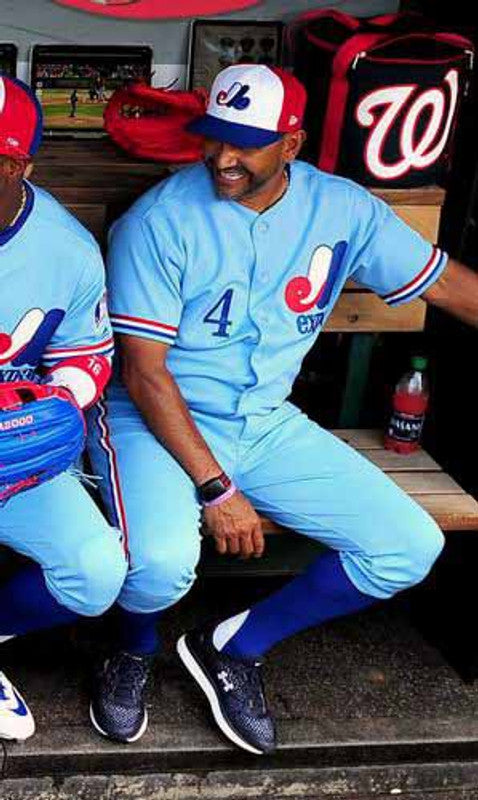 Montreal Expos Dave Martinez MLB jersey front view