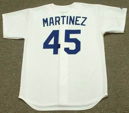 Los Angeles Dodgers Pedro Martinez Cooperstown MLB jersey front view