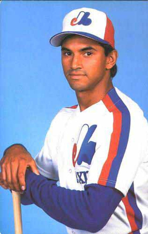 Montreal Expos Dave Martinez MLB jersey front view