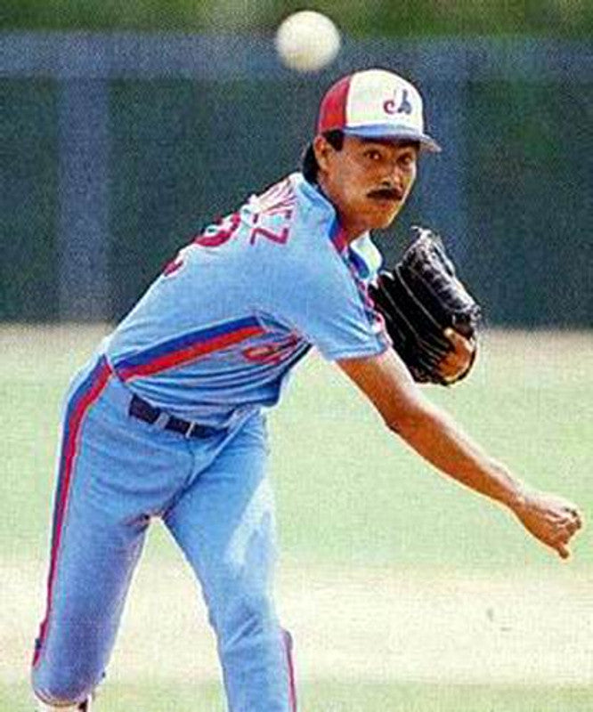 Montreal Expos Dennis Martinez Cooperstown MLB jersey front view