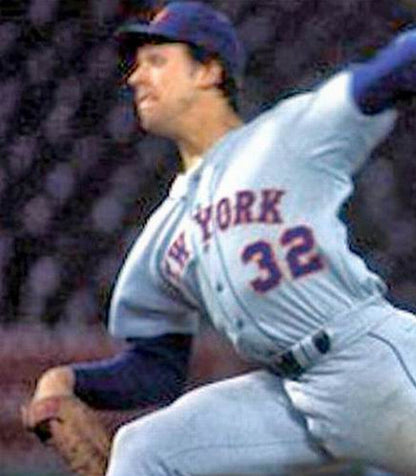 New York Mets Jon Matlack MLB jersey front view