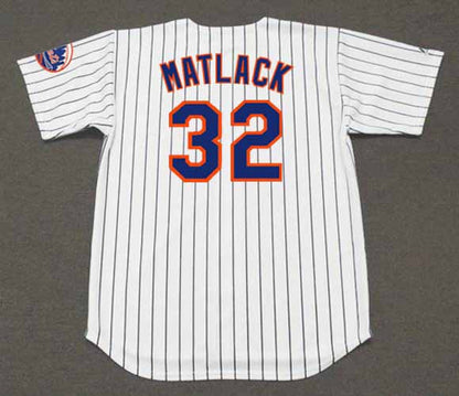 New York Mets Jon Matlack MLB jersey front view