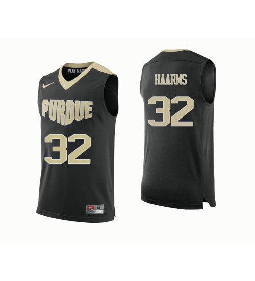 Purdue Boilermakers 32 Matt Haarms College Basketball Jersey Black | Stitched Jersey RTJS 7358