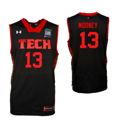 Matt Mooney Texas Tech Red Raiders Black Final Four College Basketball Jersey | Stitched Jersey RTJS 3175