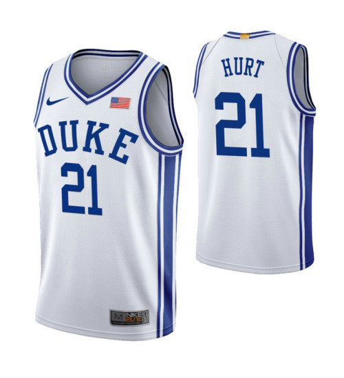 Duke Blue Devils 21 Matthew Hurt White College Basketball Jersey 7002 | Stitched Jersey RTJS 4746