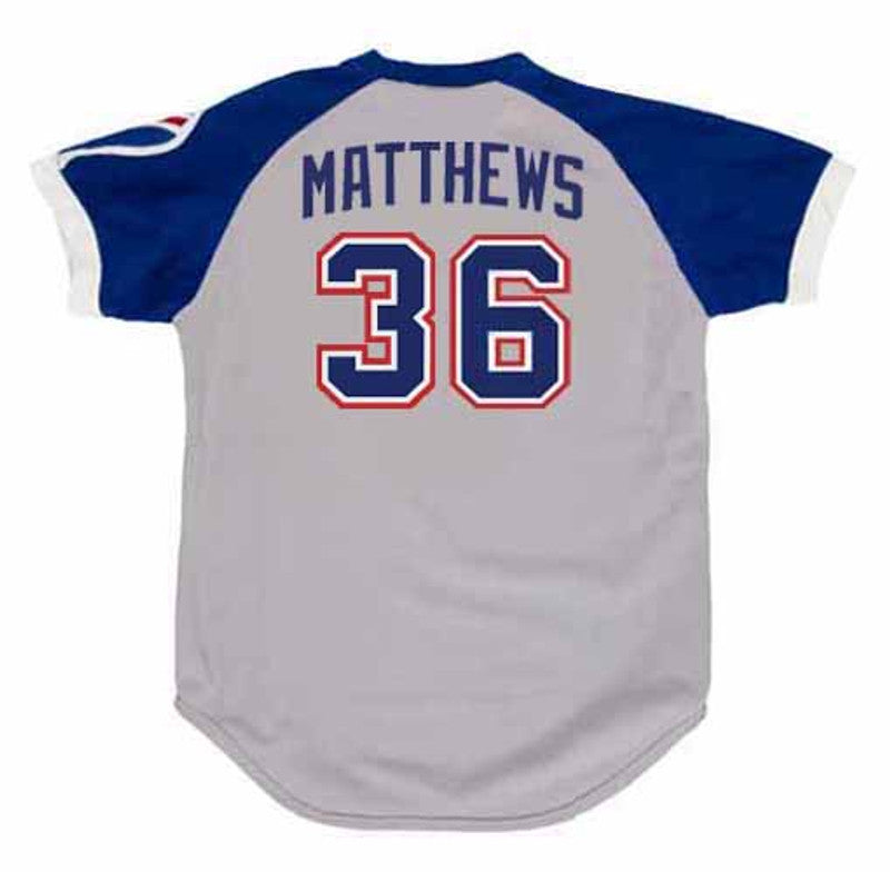 Atlanta Braves Gary Matthews MLB jersey front view