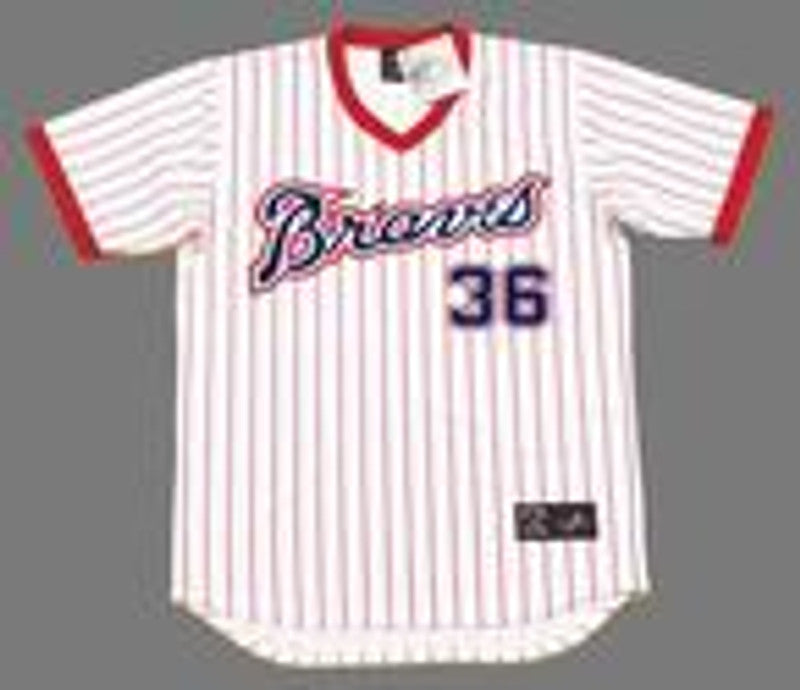 Atlanta Braves Gary Matthews Cooperstown MLB jersey front view