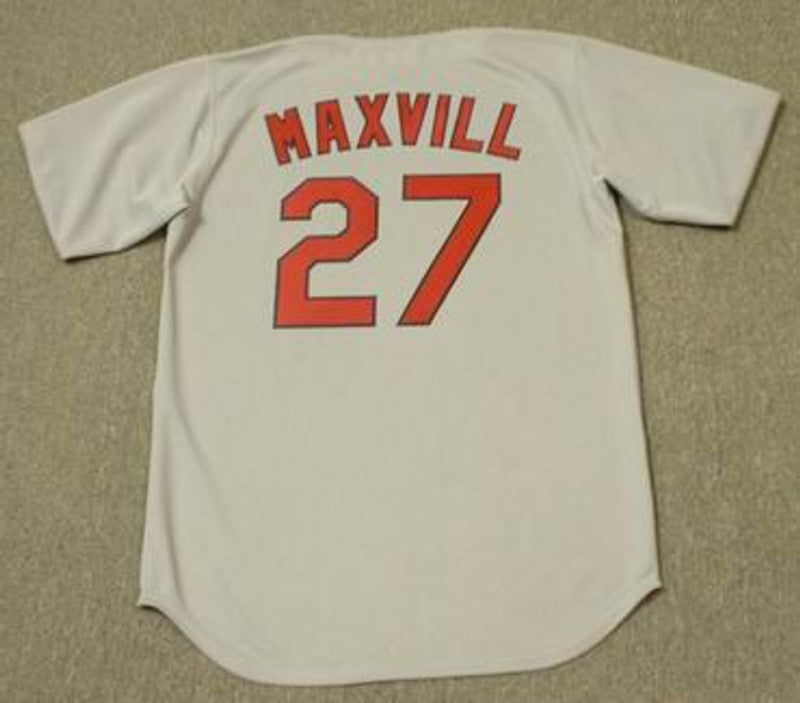 Dal Maxvill St Louis Cardinals 1967 Cooperstown Throwback Away Stitched Jersey jersey front view