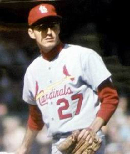 Dal Maxvill St Louis Cardinals 1967 Cooperstown Throwback Away Stitched Jersey jersey front view