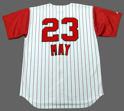 Cincinnati Reds Lee May 1960s MLB jersey front view