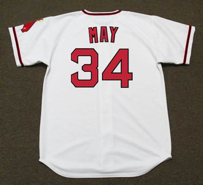 Rudy May California Angels 1970 Cooperstown Home Baseball Stitched Jersey jersey front view