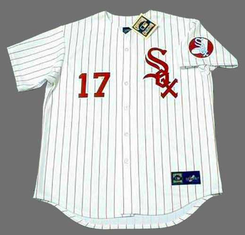 Chicago White Sox Carlos May 1970s MLB jersey front view