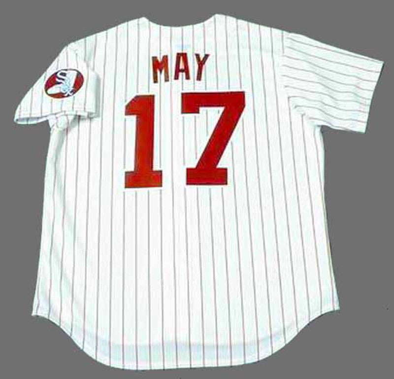 Chicago White Sox Carlos May 1970s MLB jersey front view
