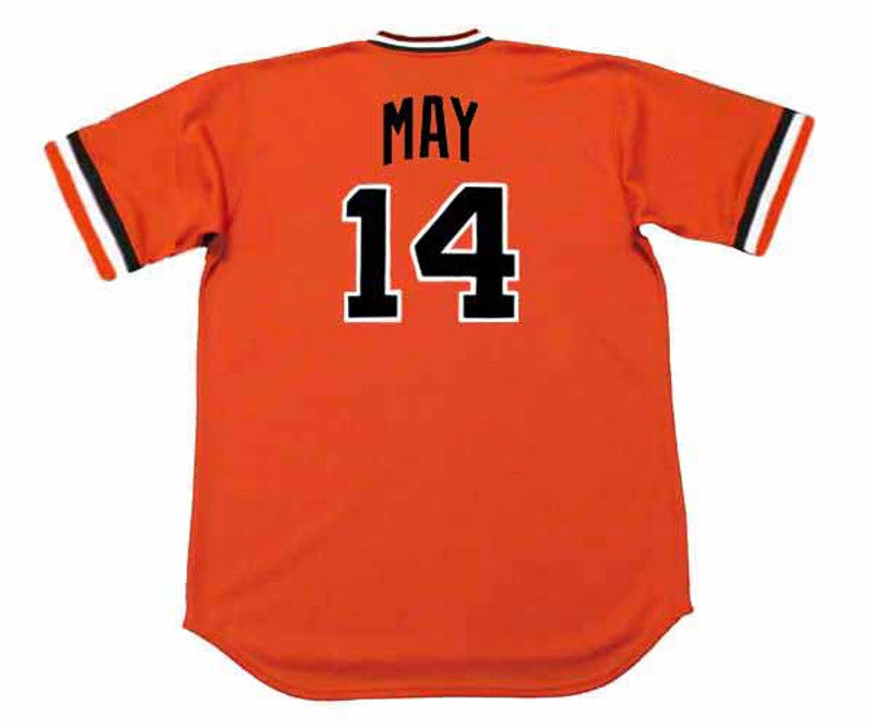 Baltimore Orioles Lee May Cooperstown MLB jersey front view