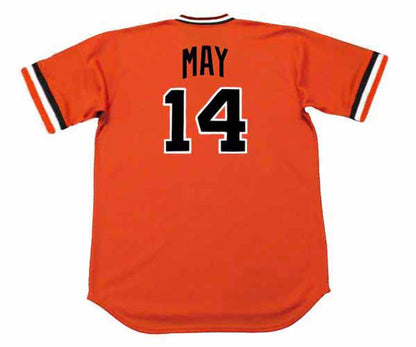 Baltimore Orioles Lee May Cooperstown MLB jersey front view