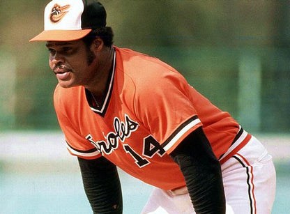 Baltimore Orioles Lee May Cooperstown MLB jersey front view