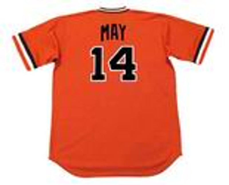 Baltimore Orioles Lee May Cooperstown MLB jersey front view