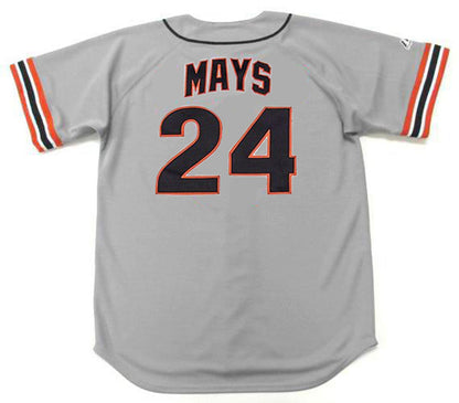 WM SFG 1980s Away Baseball Throwback Stitched Jersey, Vintage Baseball Jersey, Retro Sewn Jersey