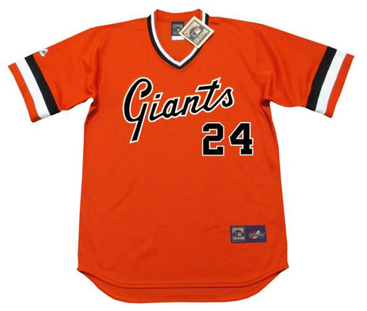 WM SFG Cooperstown Alternate Baseball Stitched Jersey, Vintage Baseball Jersey, Retro Sewn Jersey