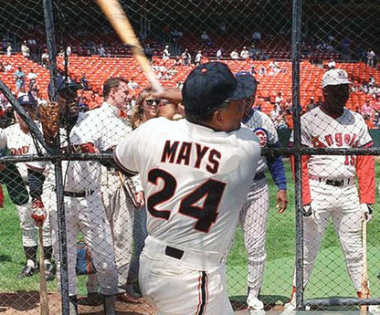 WM SFG 1980s Home Baseball Throwback Stitched Jersey, Vintage Baseball Jersey, Retro Sewn Jersey