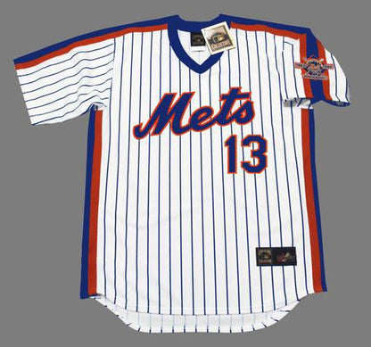 New York Mets Lee Mazzilli Cooperstown MLB jersey front view