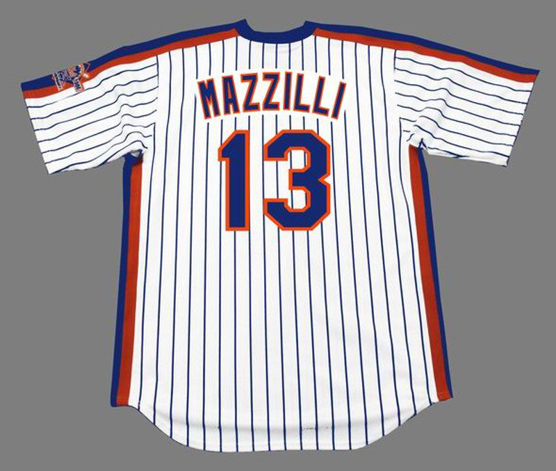 New York Mets Lee Mazzilli Cooperstown MLB jersey front view