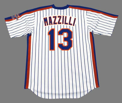 New York Mets Lee Mazzilli Cooperstown MLB jersey front view