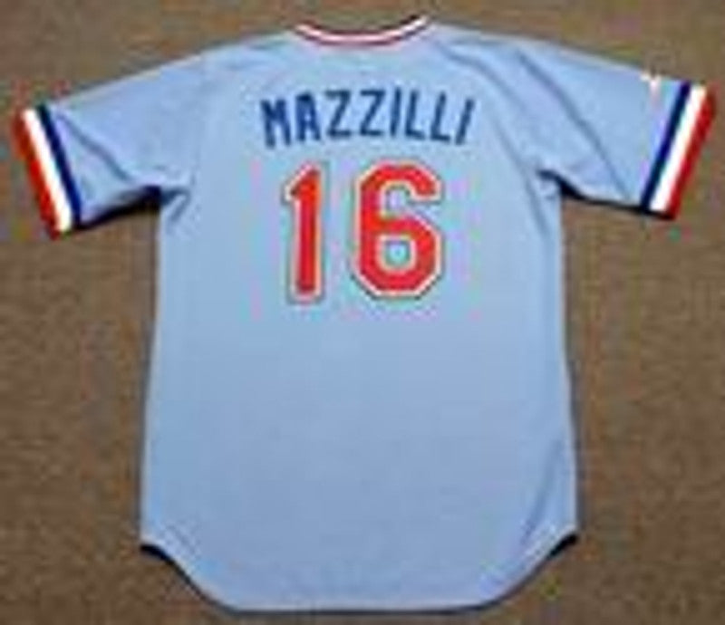 Texas Rangers Lee Mazzilli Cooperstown MLB jersey front view
