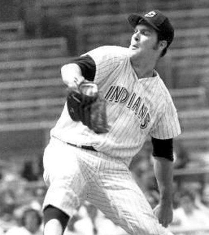 Cleveland Indians Sam Mcdowell MLB jersey front view