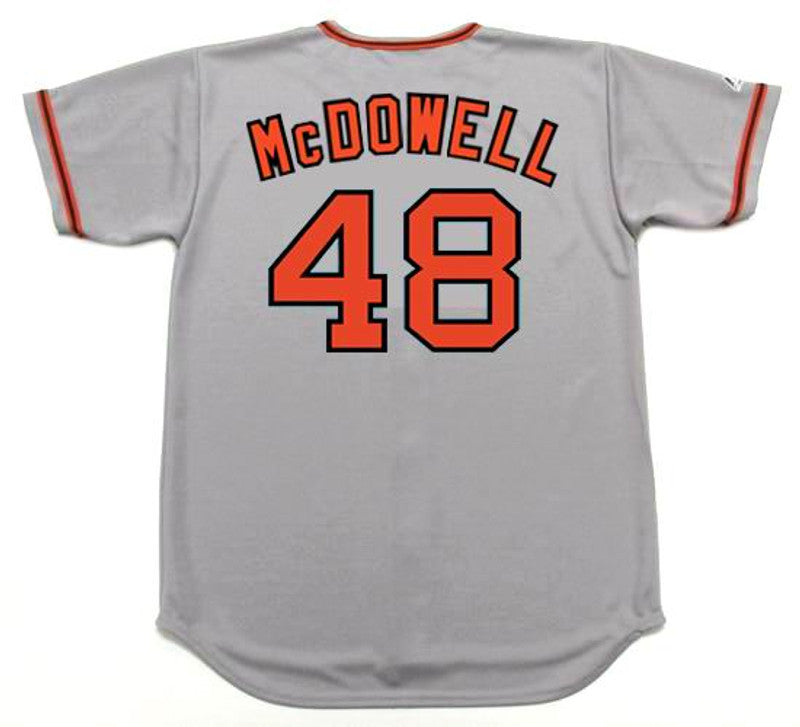 San Francisco Giants Sam Mcdowell Cooperstown MLB jersey front view