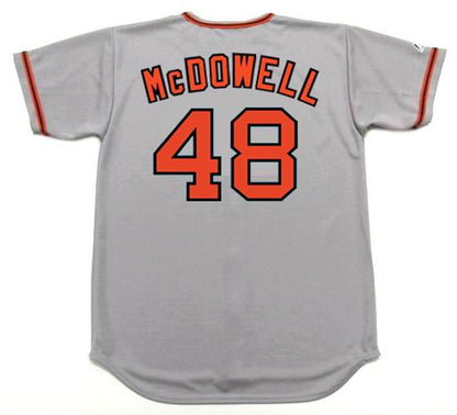 San Francisco Giants Sam Mcdowell Cooperstown MLB jersey front view
