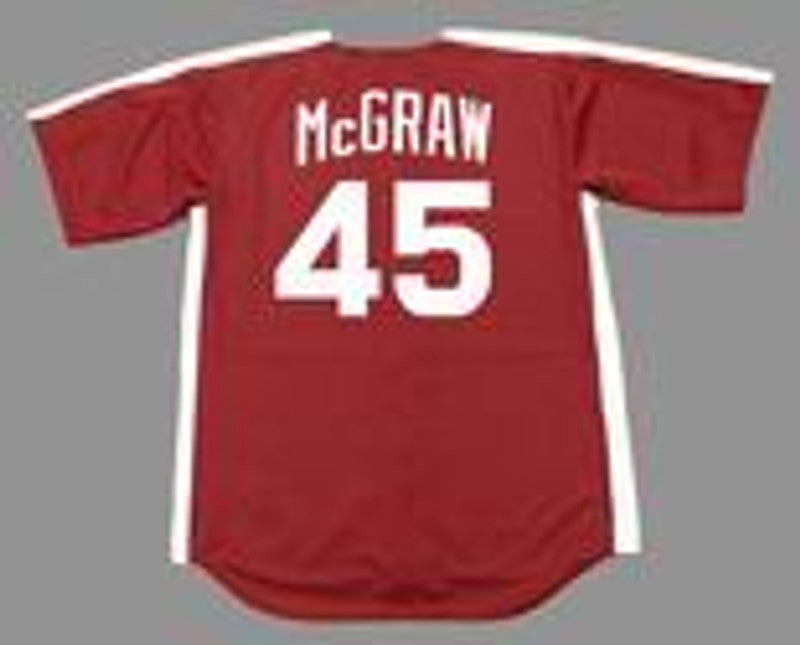 Philadelphia Phillies Tug Mcgraw Cooperstown MLB jersey front view