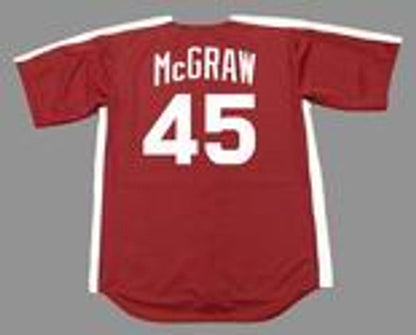 Philadelphia Phillies Tug Mcgraw Cooperstown MLB jersey front view