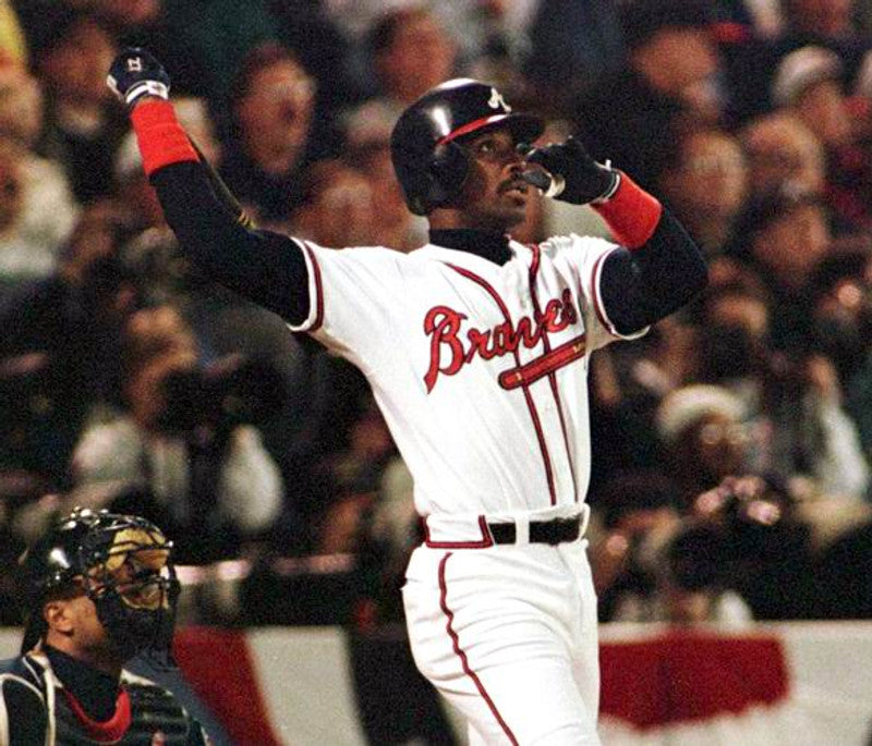 Atlanta Braves Fred Mcgriff MLB jersey front view