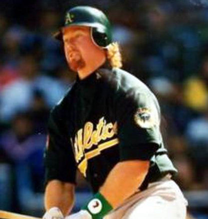 Oakland Athletics Mark Mcgwire MLB jersey front view