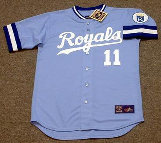 HM KCR 1985 Cooperstown Away Baseball Stitched Jersey, Vintage Baseball Jersey, Retro Sewn Jersey